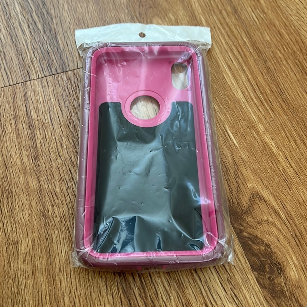 Brand-new OtterBox for iPhone plus Apple XSMax new case shock proof pink
